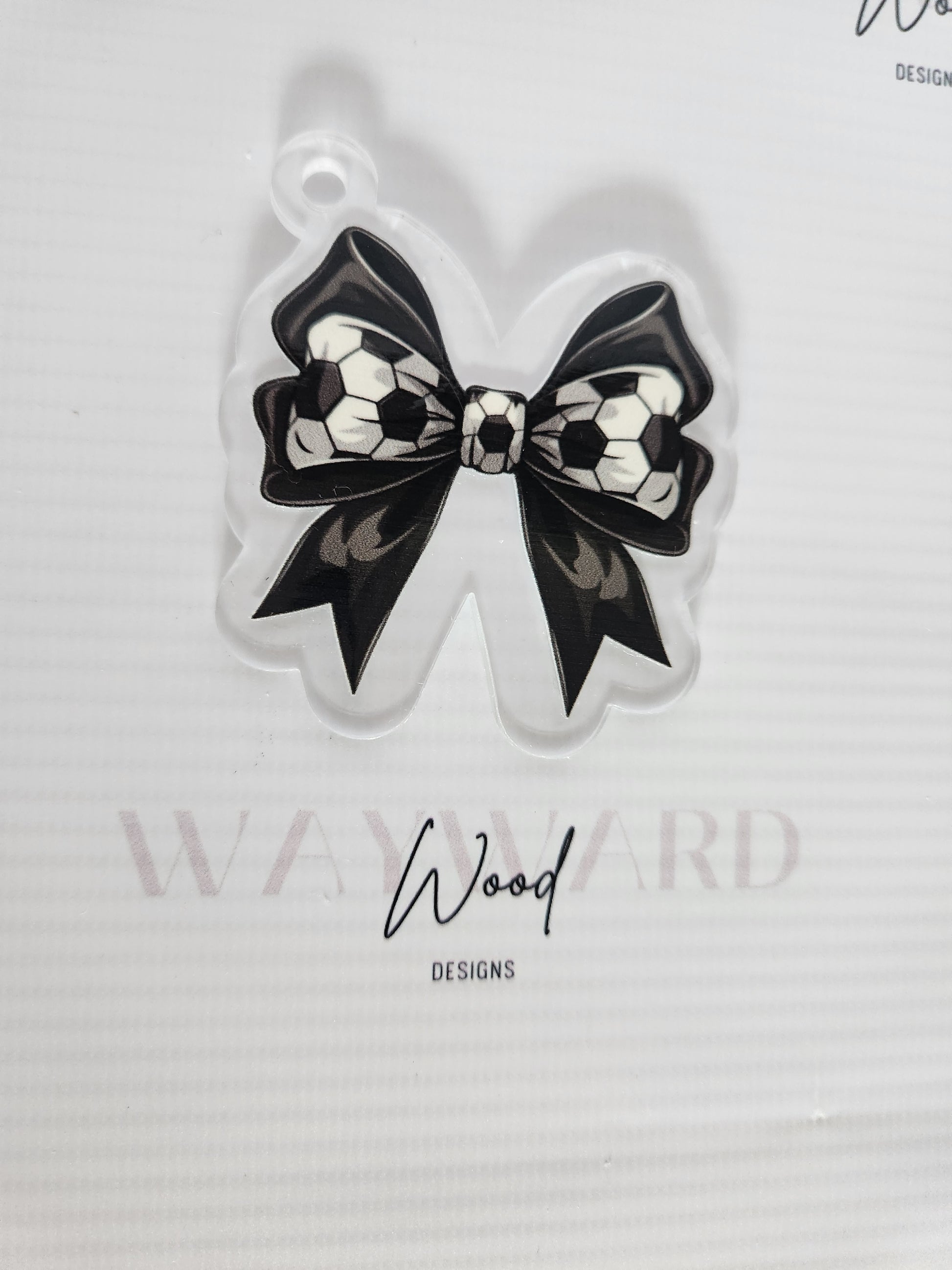 Football Bow Keyring image 0