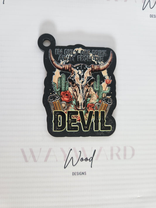 Western Skull Keyring image 0