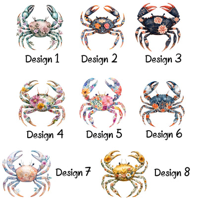Floral Crab Keyring
