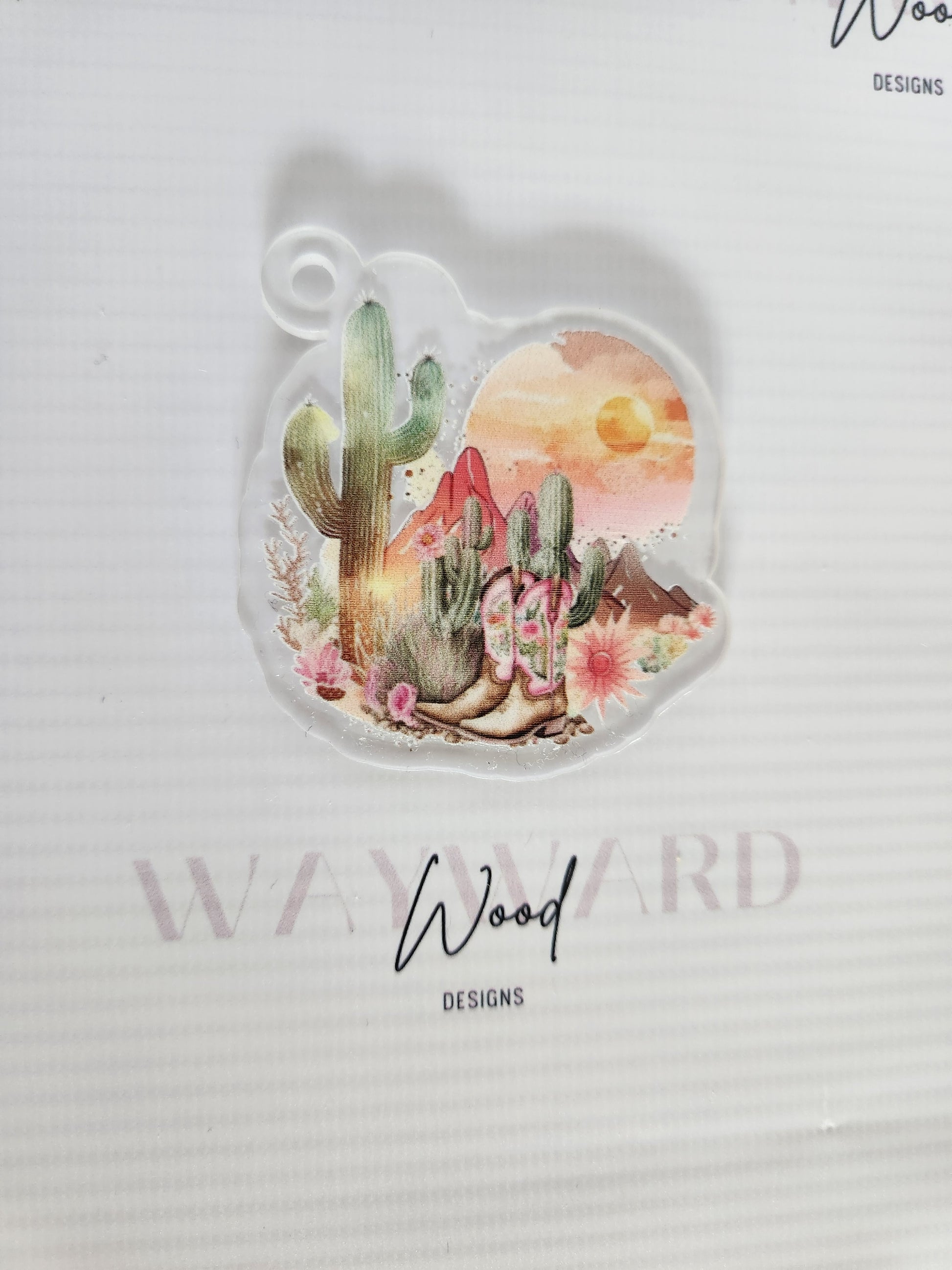 Western Sunset Keyring image 0