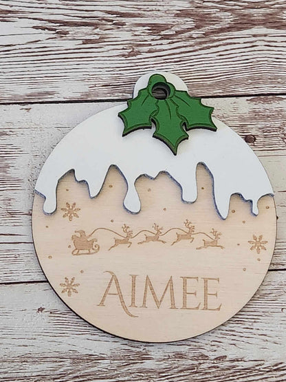 Christmas Pudding Ornament image 2