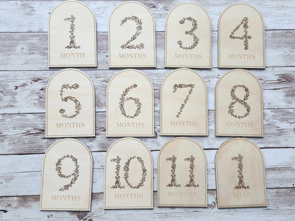 Wildflower Baby Milestones Set image 0