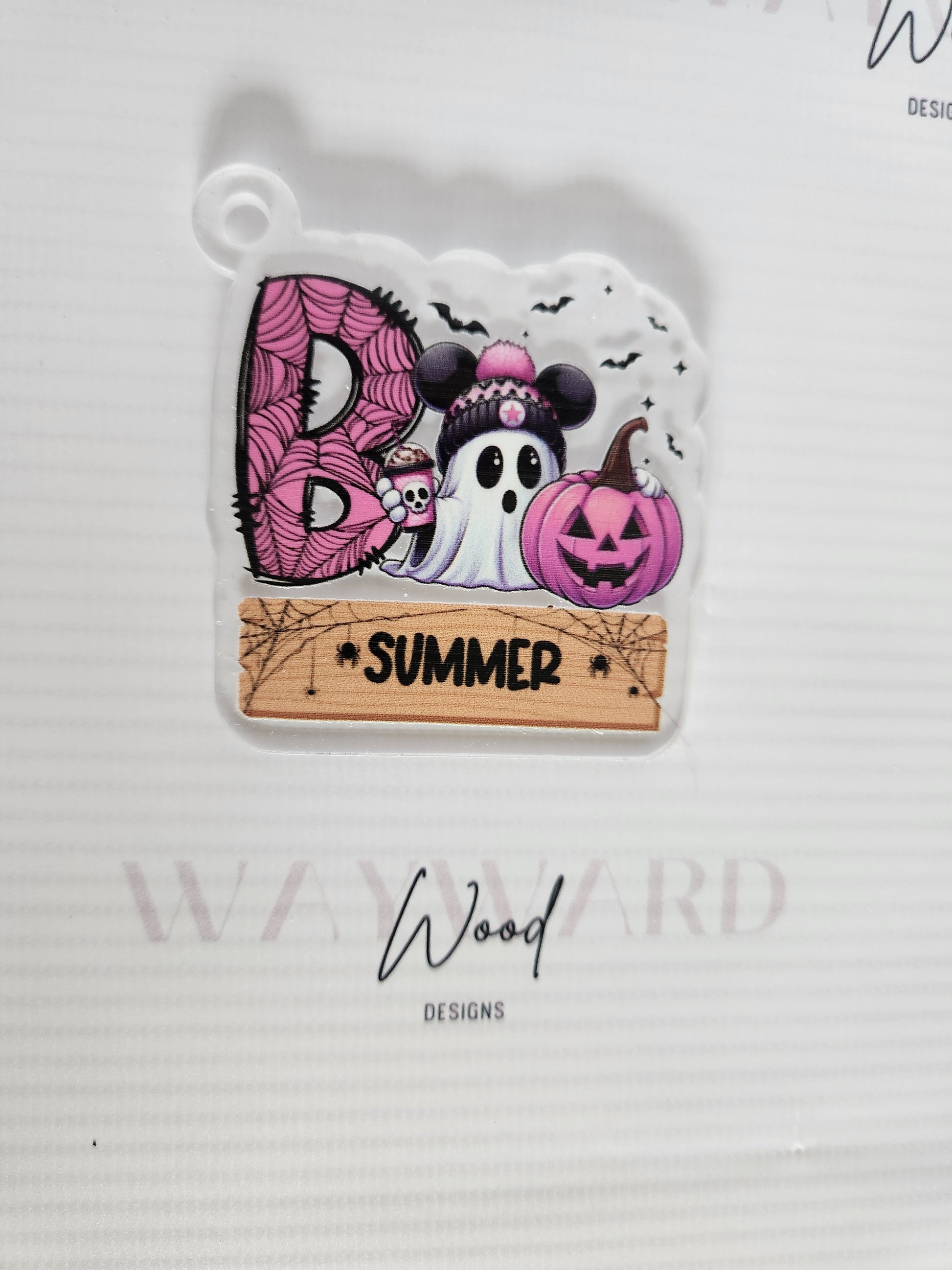 Personalised “BOO” Keyring image 1