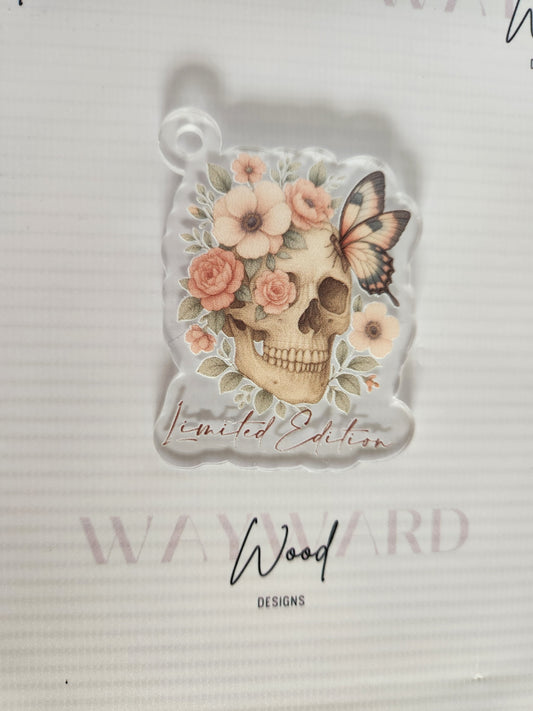 Floral Skull “Limited Edition” Keyring image 0