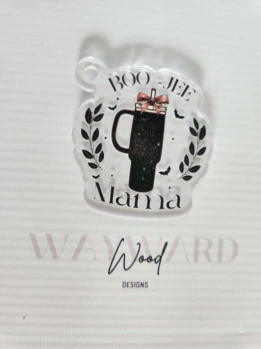 ‘Boo-jee Mama’ Cup Keyring image 0