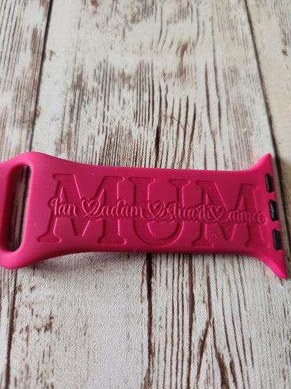 copy of Personalised Mum Apple Watch Strap image 4