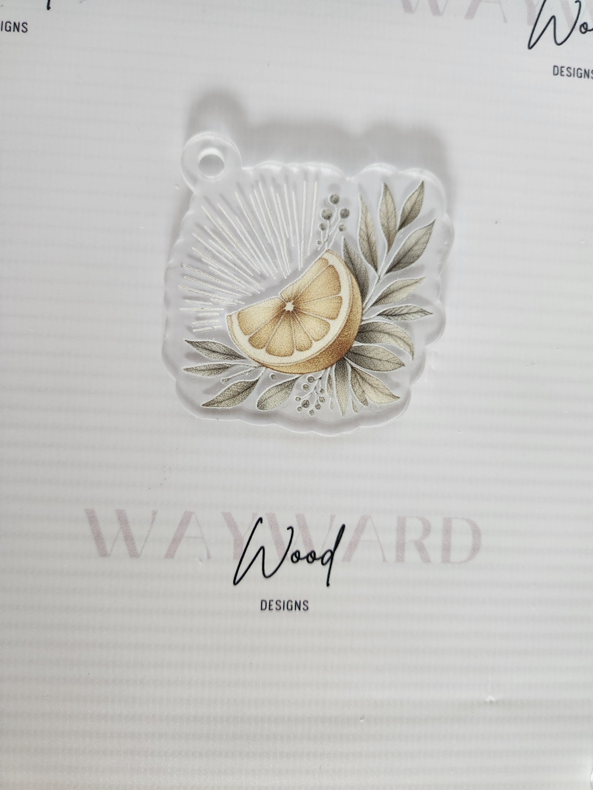 Lemon Slice Keyring image 0