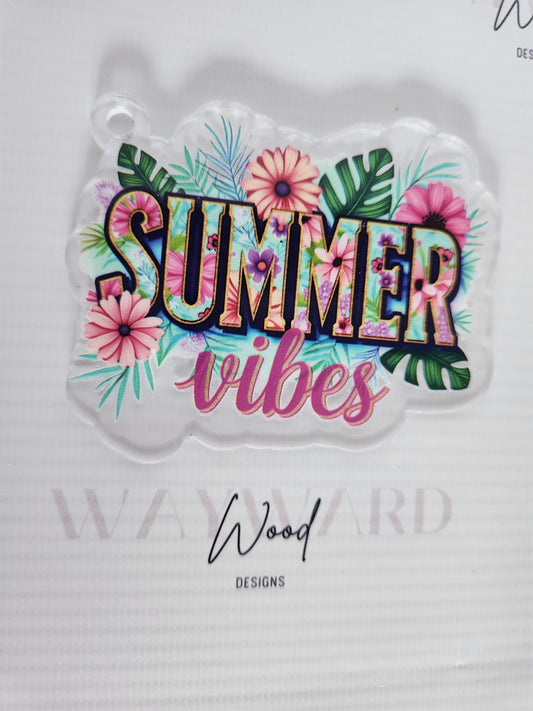 “Summer Vibes” Keyring image 0