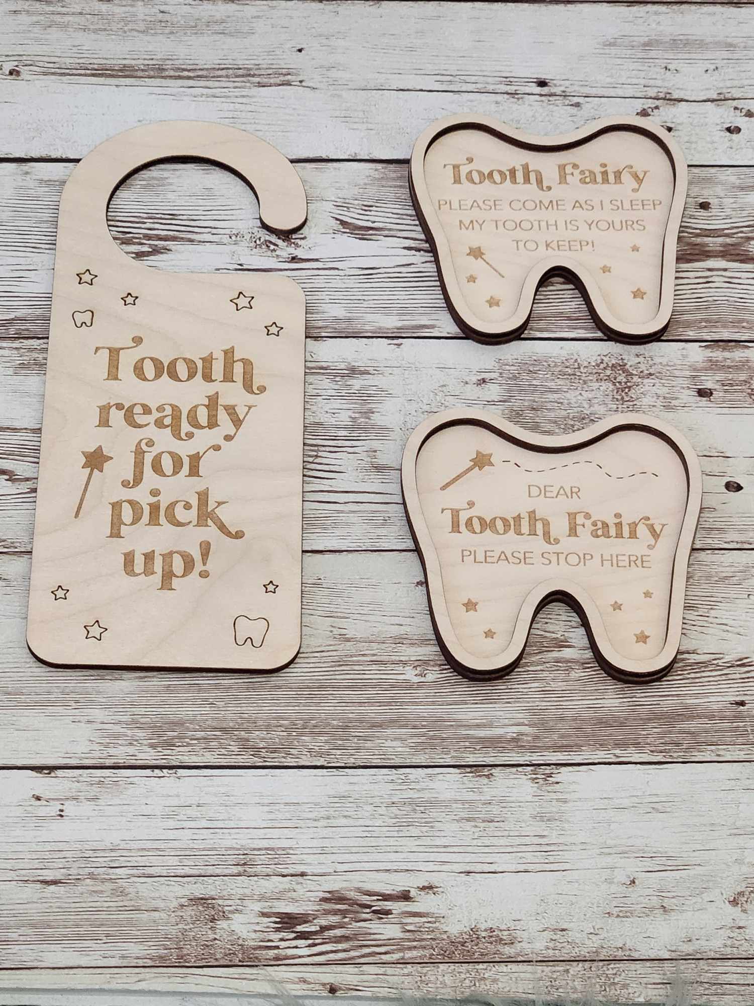 Tooth Fairy Hanger & Tray Set image 0