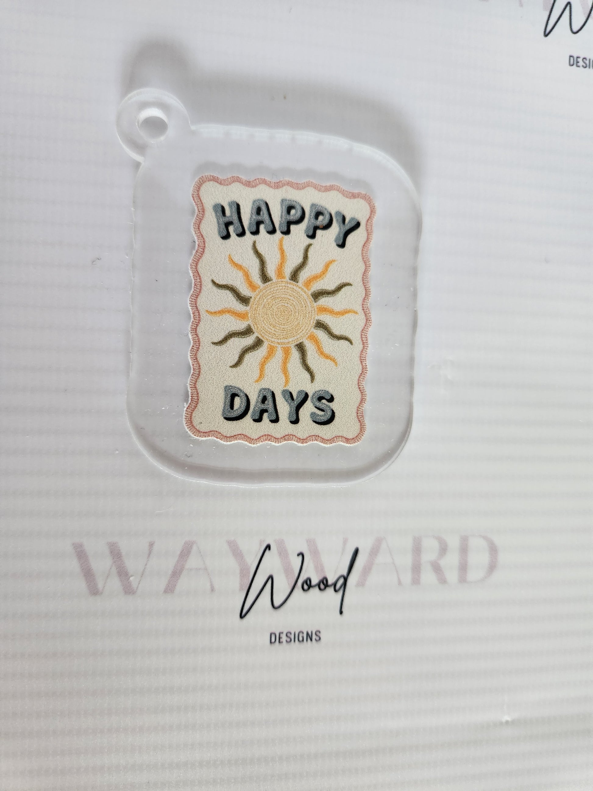 ‘Happy Days’ Sign Keyring image 0
