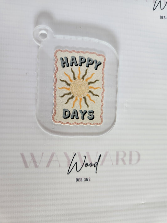 ‘Happy Days’ Sign Keyring image 0