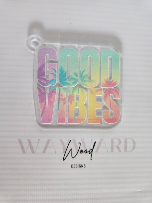 “Good Vibes” Keyring image 0