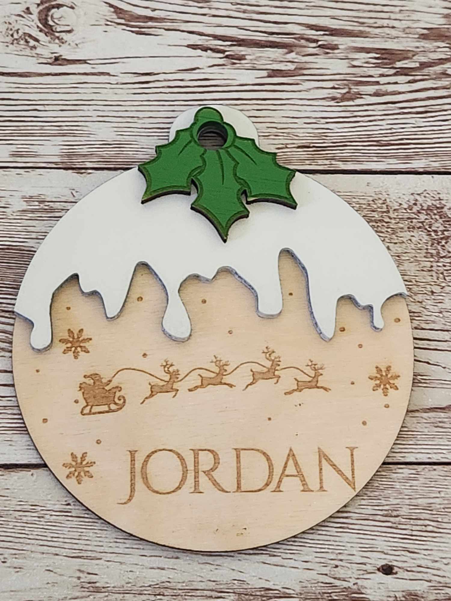 Christmas Pudding Ornament image 1