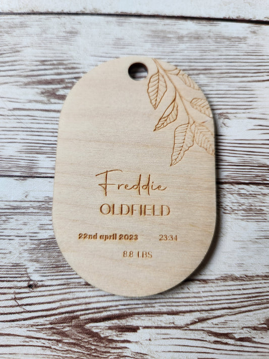 Personalised Baby’s First Christmas Ornament image 0