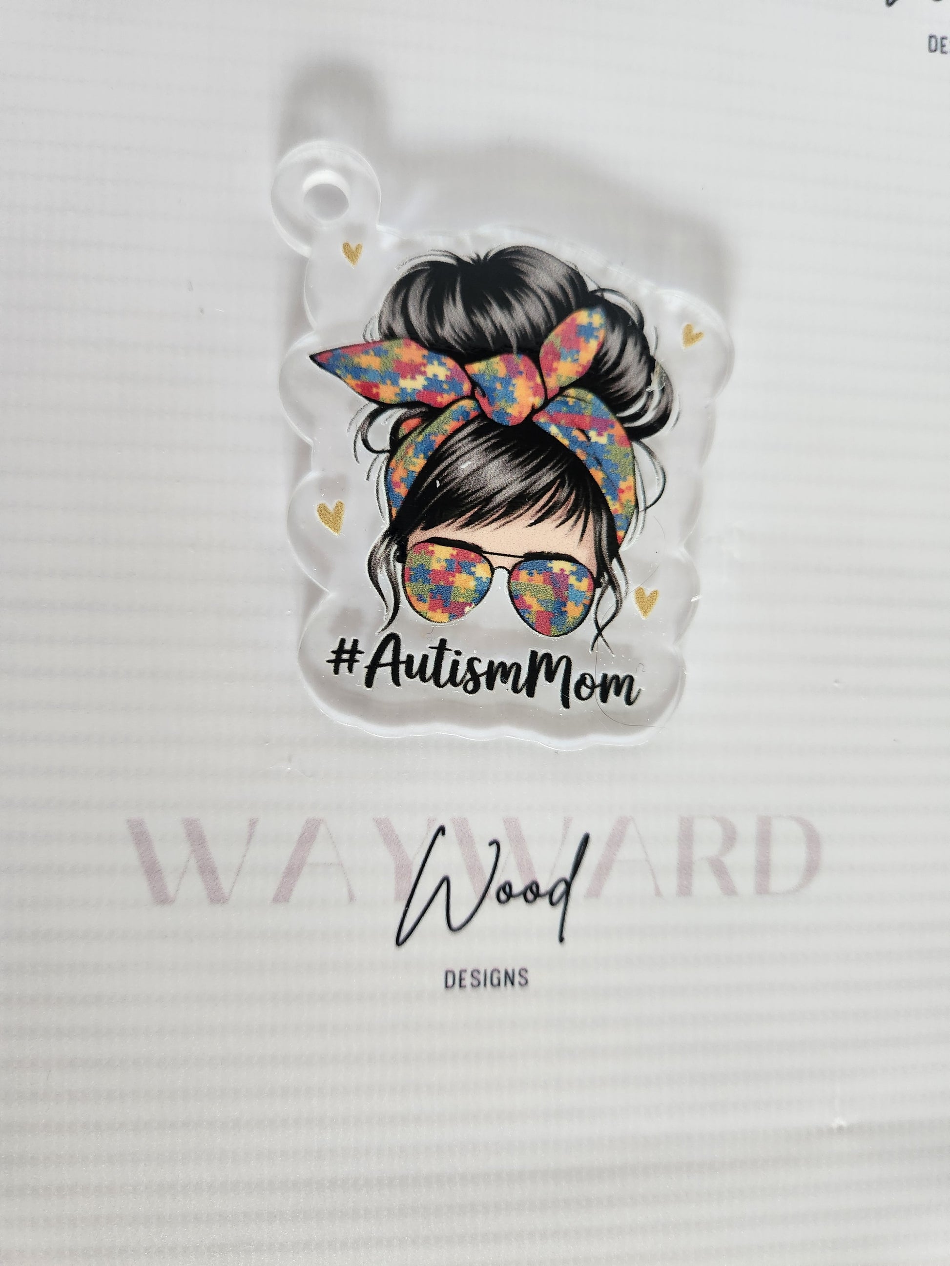 #AutismMom Keyring image 0
