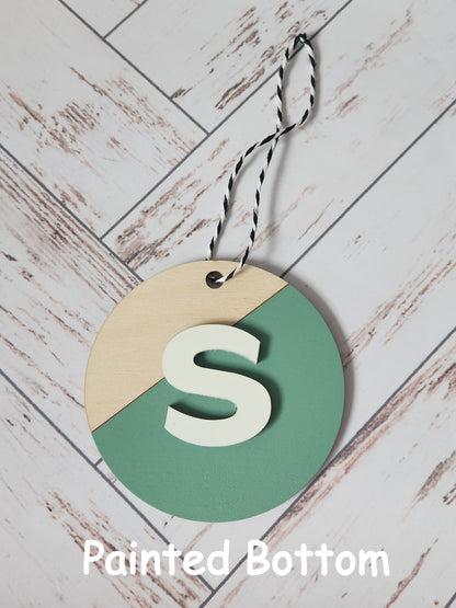 Colourblock Round Keyring image 1