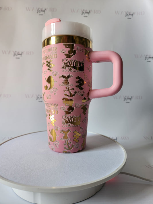 Personalised Mermaid Stainless Steel Tumbler