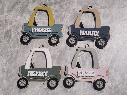 Personalised Nostalgic Truck Christmas Ornament