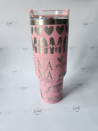 Mama Word Art Tumbler