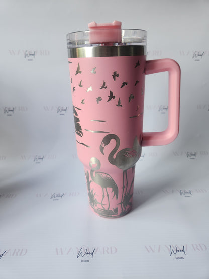 Flamingo Sunset Tumbler