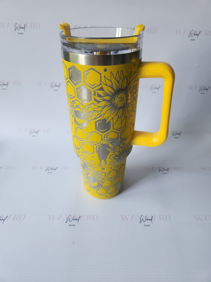 Bee & Sunflower Tumbler