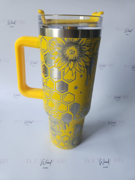 Bee & Sunflower Tumbler